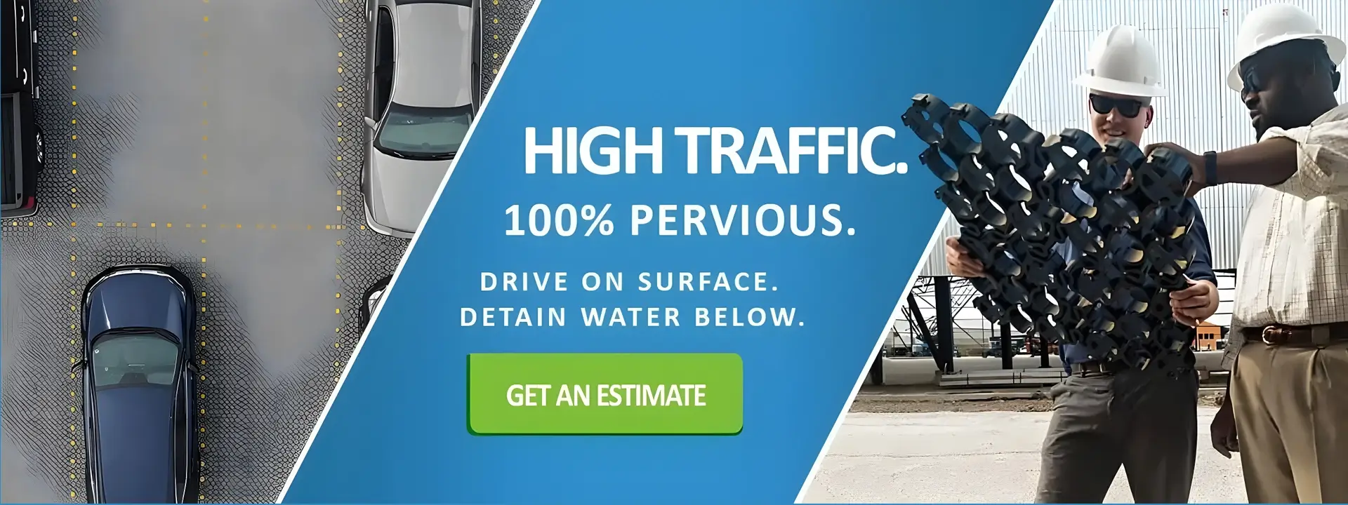 A banner ad for a water company.